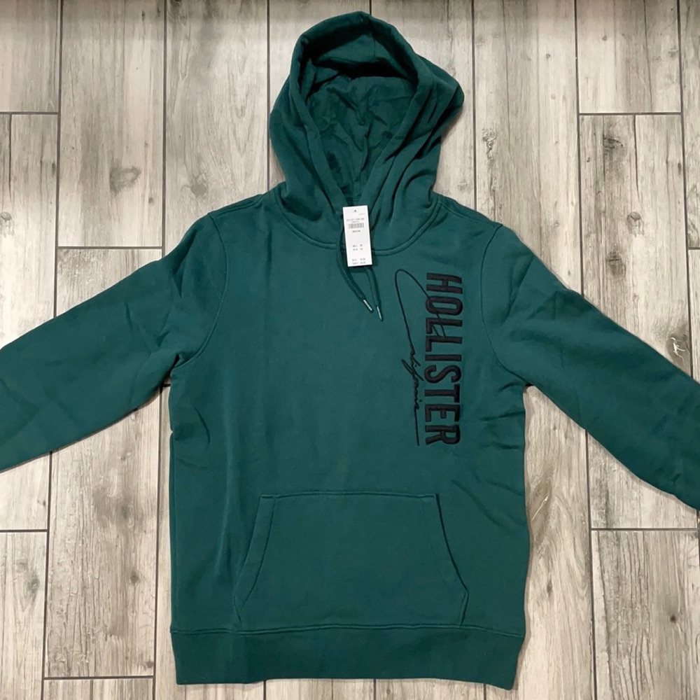 NWT Hollister Script Logo Hoodie